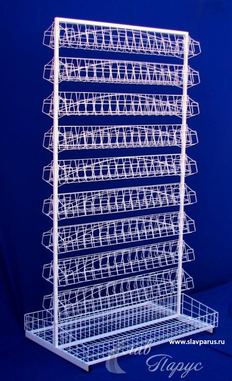 Стеллаж для продажи салфеток двухсторонний Стеллаж для продажи салфеток двухсторонний